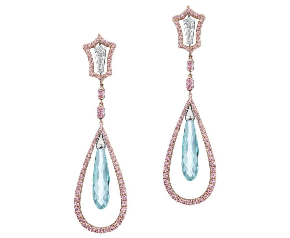 JFINE Argyle Mint Tourmaline Drop Earrings VIE Magazine Destination Travel Cest la VIE Special Valentine's Day Edition 2018