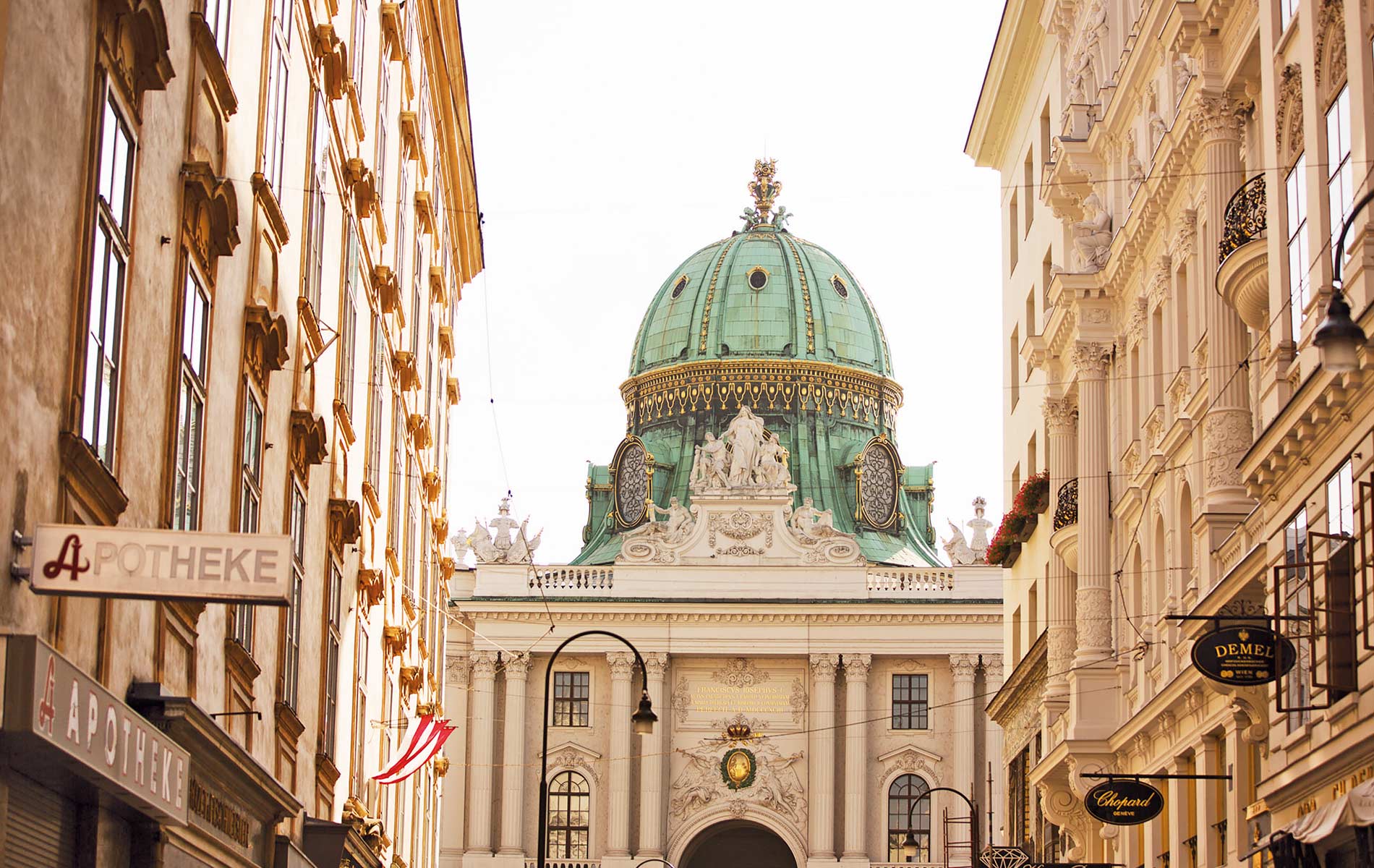 Michaelerkuppel of the Hofburg Imperial Palace in Vienna Austria VIE Magazine Destination Travel 2018