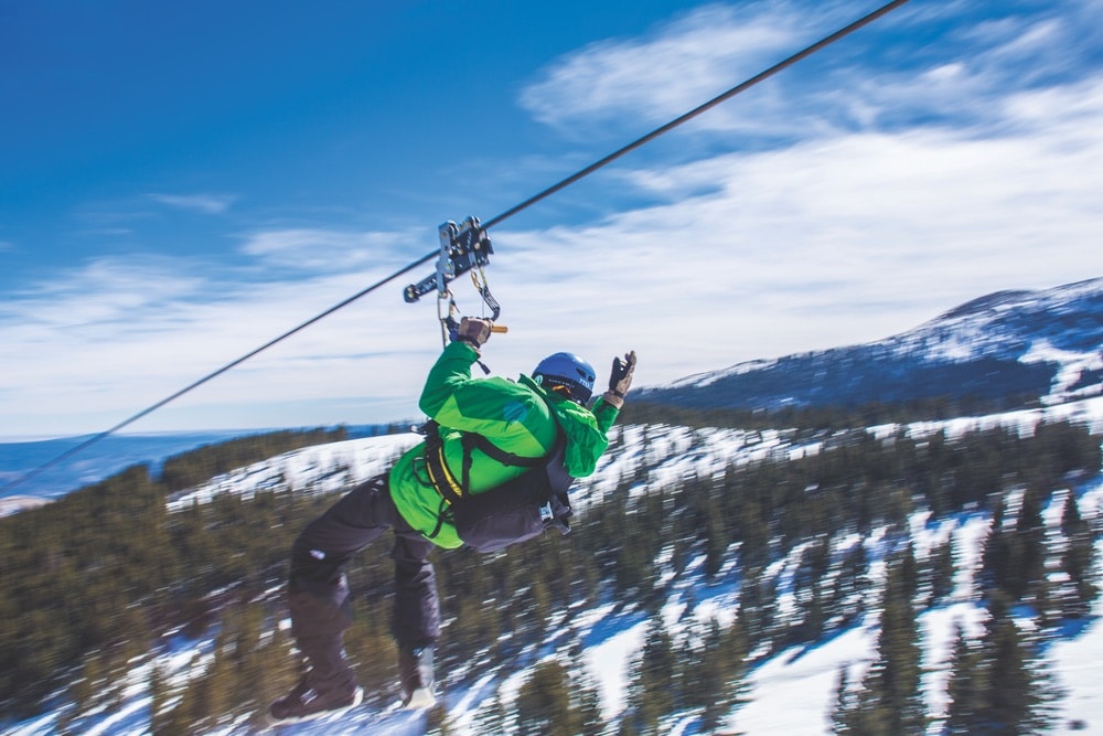 Zip-line through the New Mexico mountains. VIE Magazine FEB 18 Destination Travel