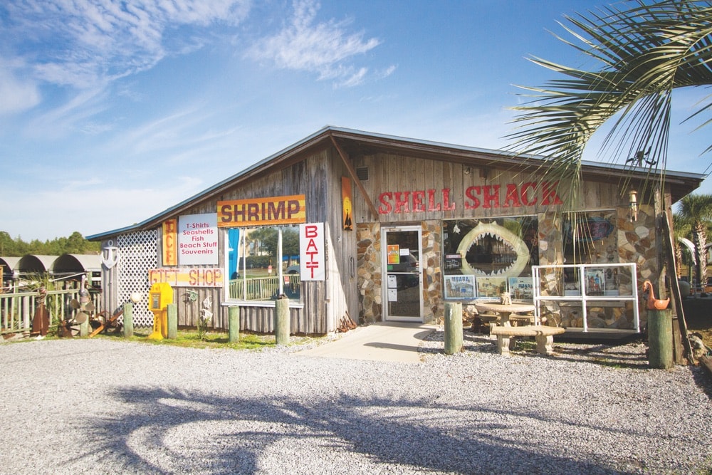 Cola 2 Cola; Travel Guide; Northwest Florida’s Gulf Coast; Emerald Coast; Mexico Beach; shell shack