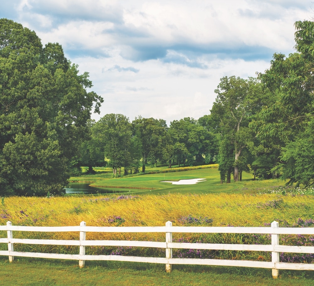 Florence, Alabama; Robert Trent Jones Golf Trail; Hole Ten; Schoolmaster championship course; Shoals Golf Club