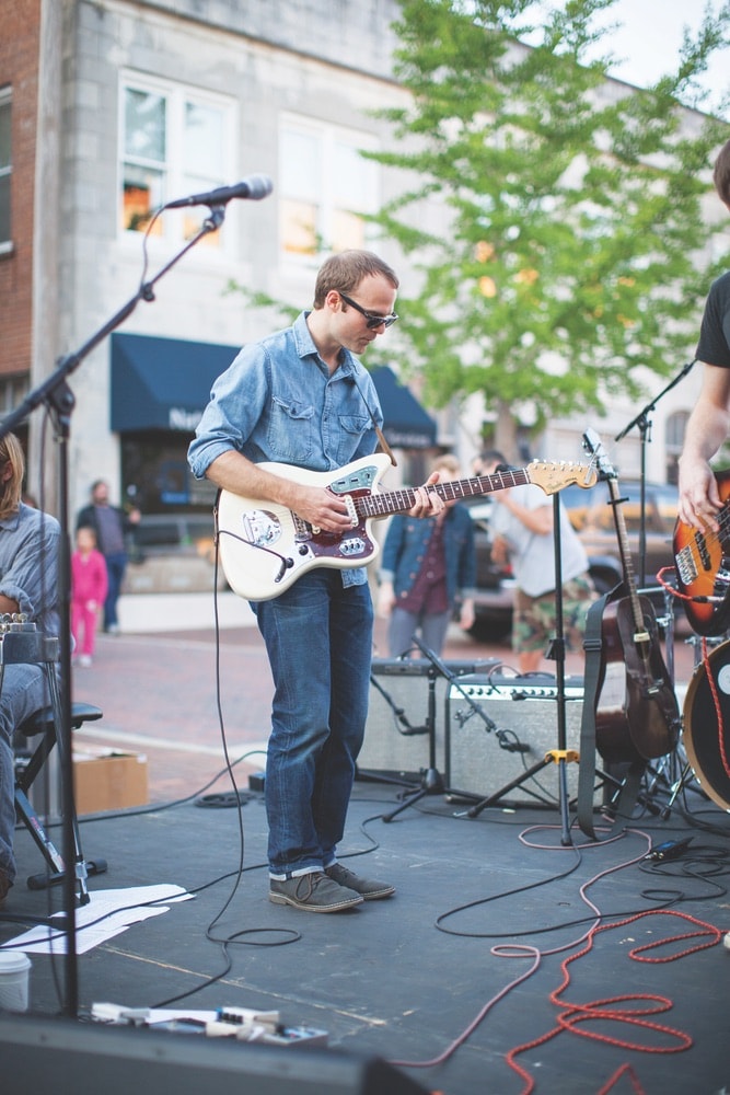 Florence, Alabama; downtown Florence; first Friday