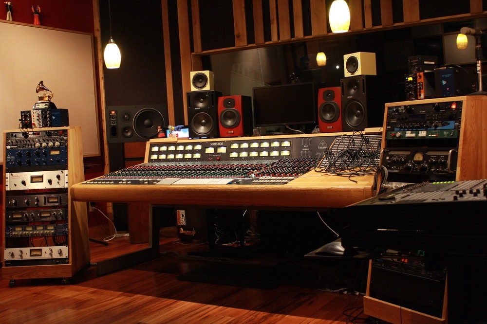 Mixing console at NuttHouse Recording Studio in Sheffield, Alabama. Photo courtesy of NuttHouse