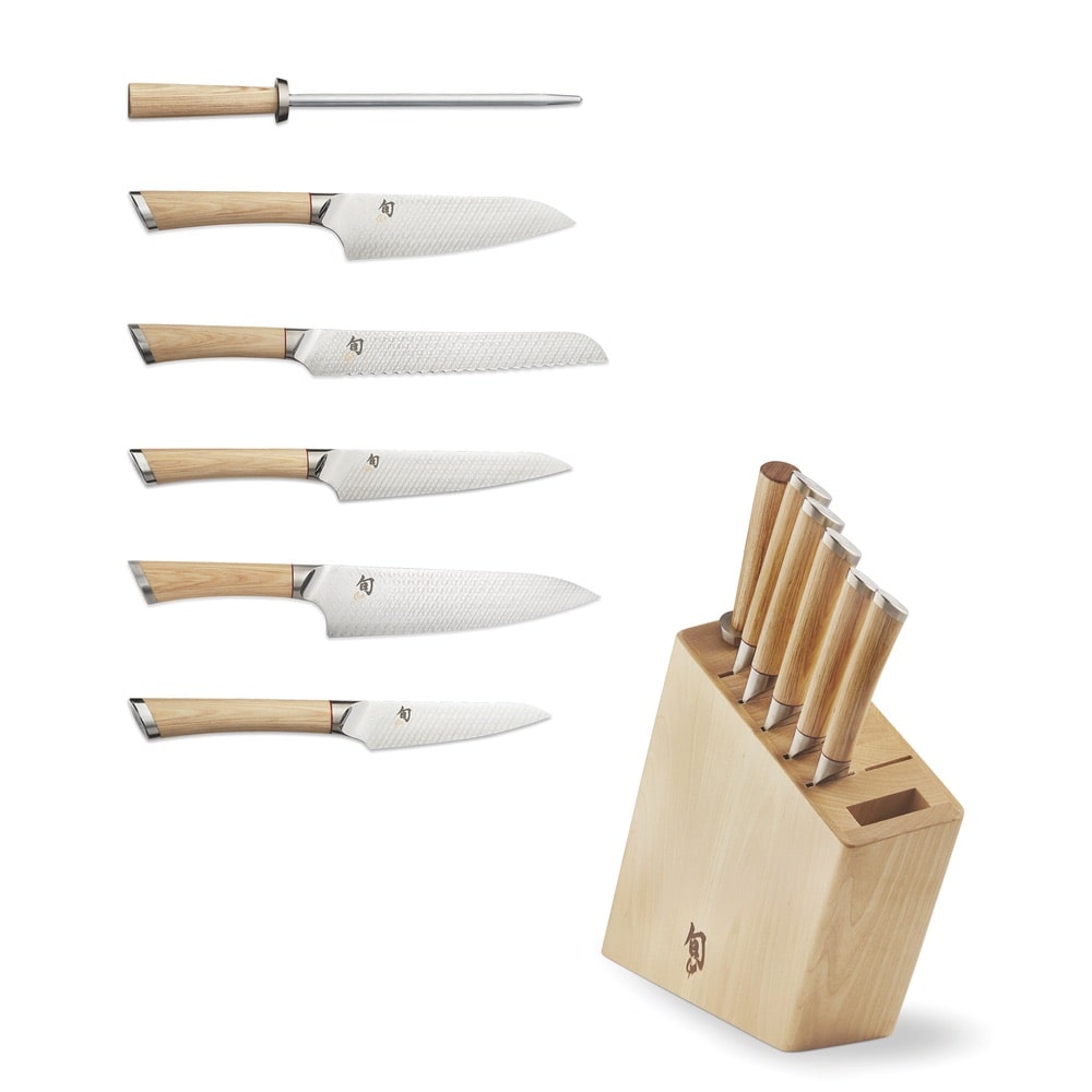 Shun Hikari Seven-Piece Knife Block Set
