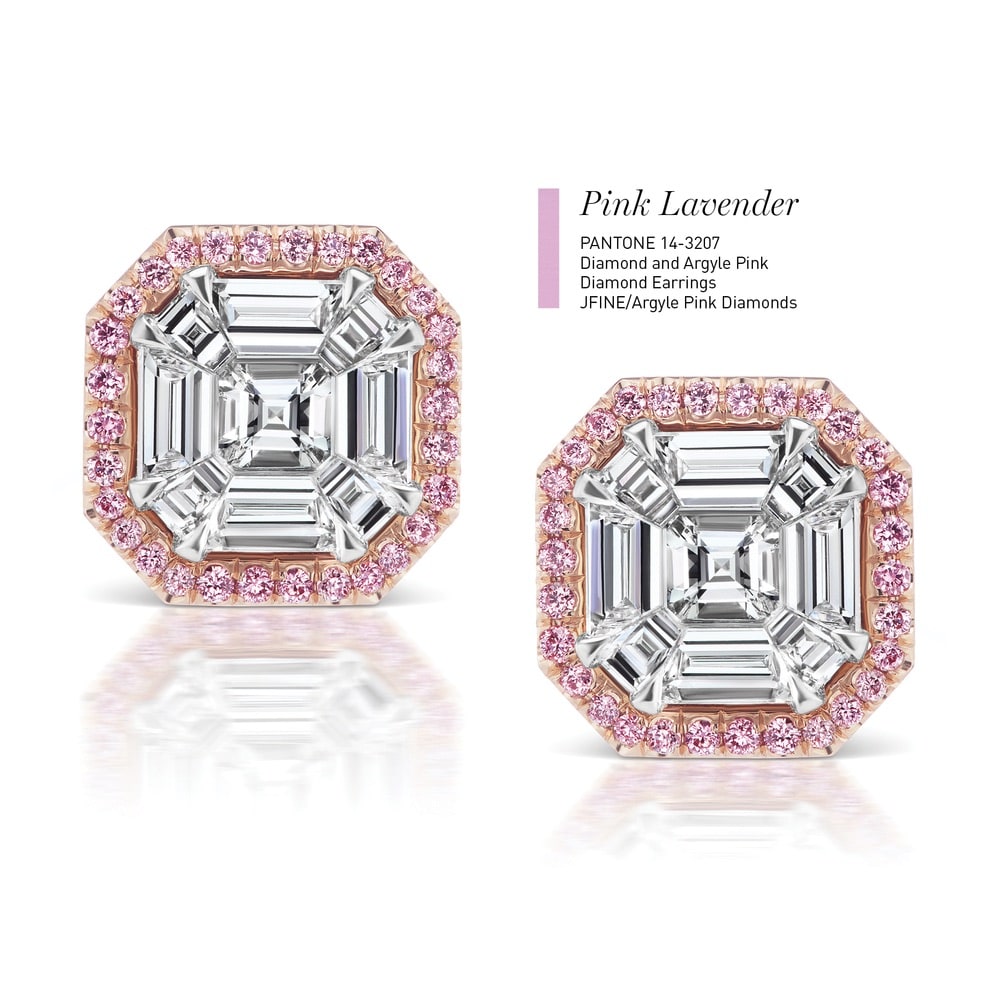 Diamond and Argyle Pink Diamond Earrings