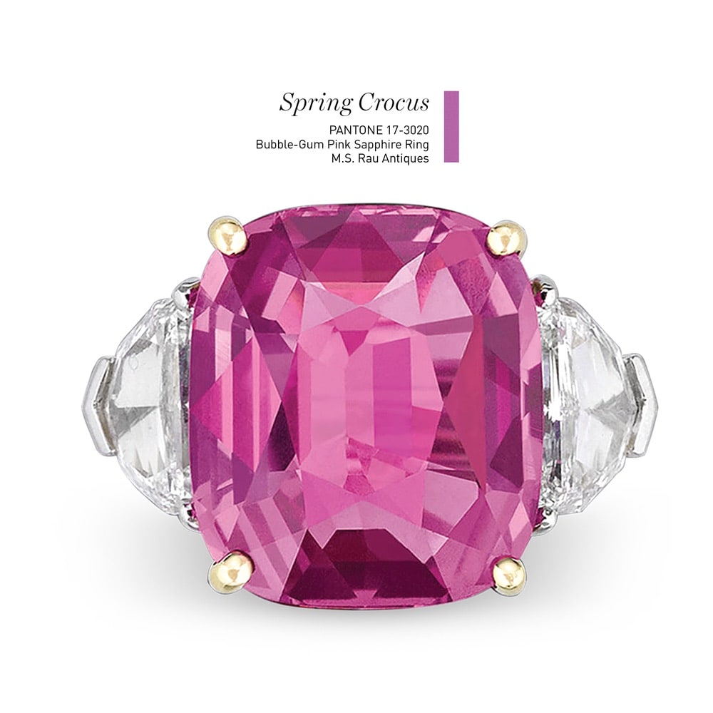 Bubble-Gum Pink Sapphire Ring