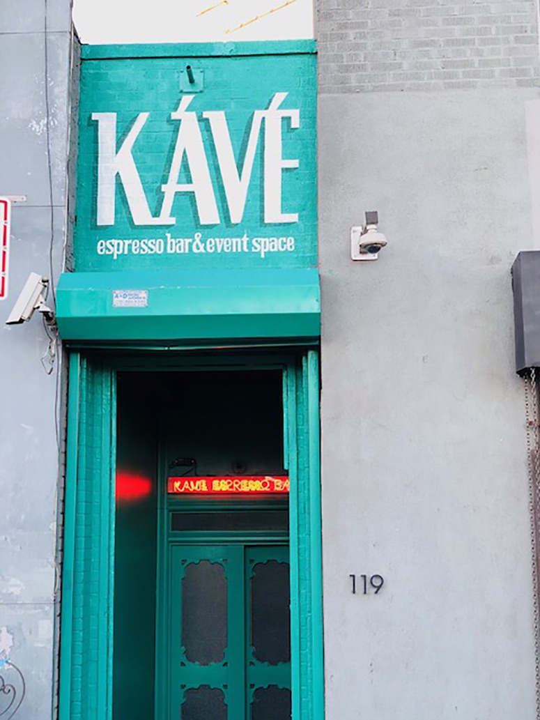 KaVe in Brooklyn is a unique coffee shop to get a coffee and pastry.