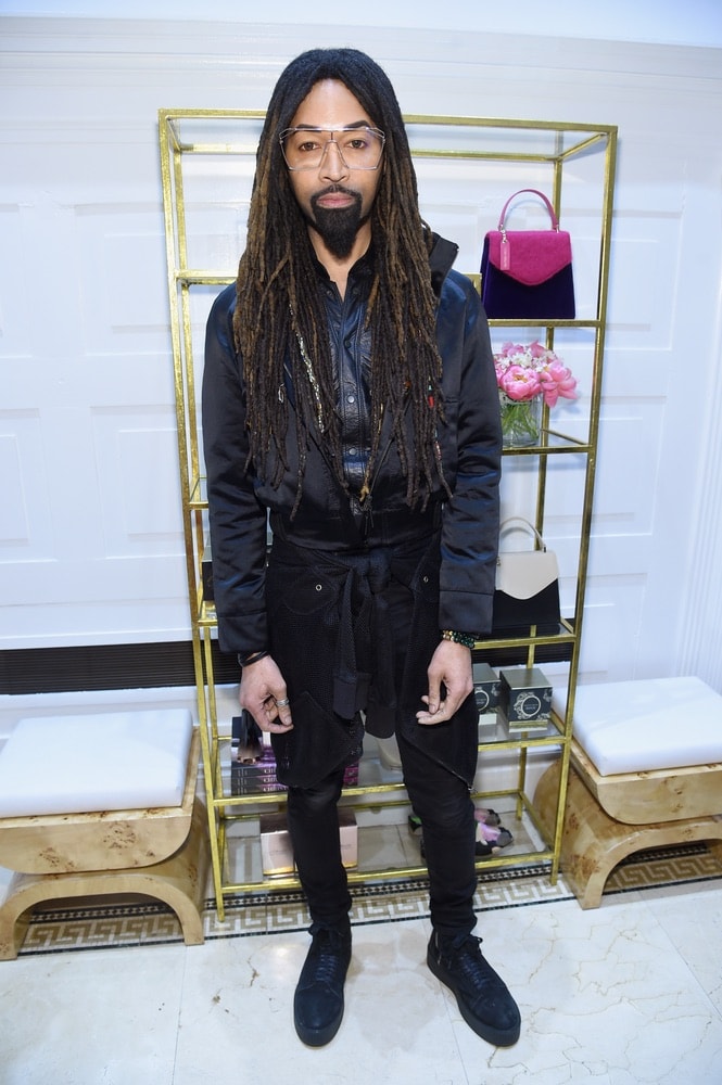 Stylist Ty Hunter attends the opening of Christian Siriano's new store, The Curated NYC, hosted by Alicia Silverstone and sponsored by VIE Magazine on April 17, 2018, in New York City. Photo by Jamie McCarthy/Getty Images for Christian Siriano