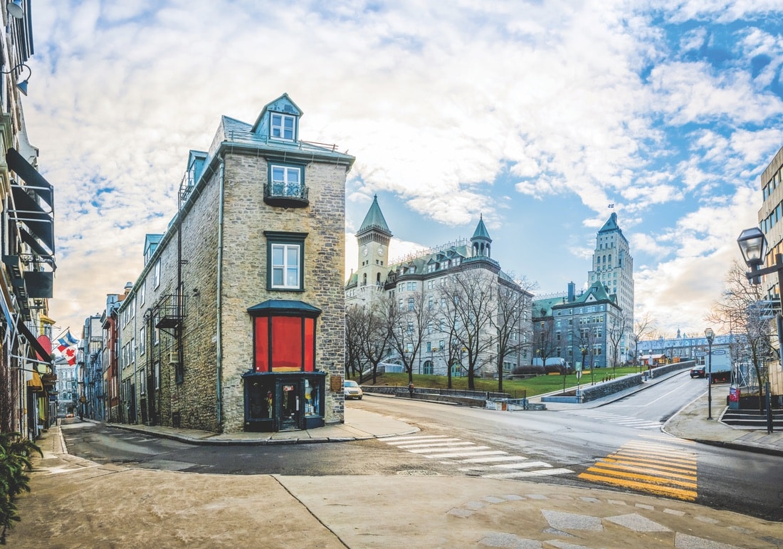 The architecture of Québec City is a prominent indication of its European roots