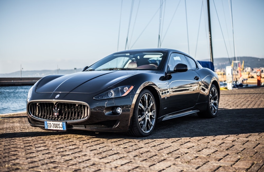 Photo of a Maserati GranTurismo S . The Maserati GranTurismo is a two-door, four-seat coupe produced by the Italian car manufacturer Maserati.