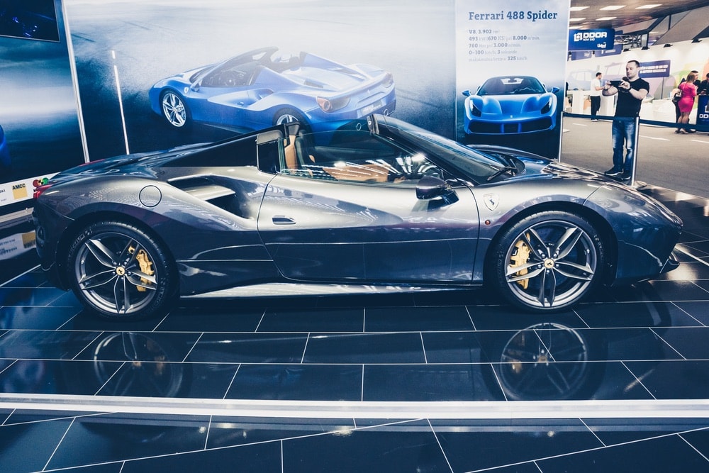 Belgrade Car Show Ferrari 488 Spider