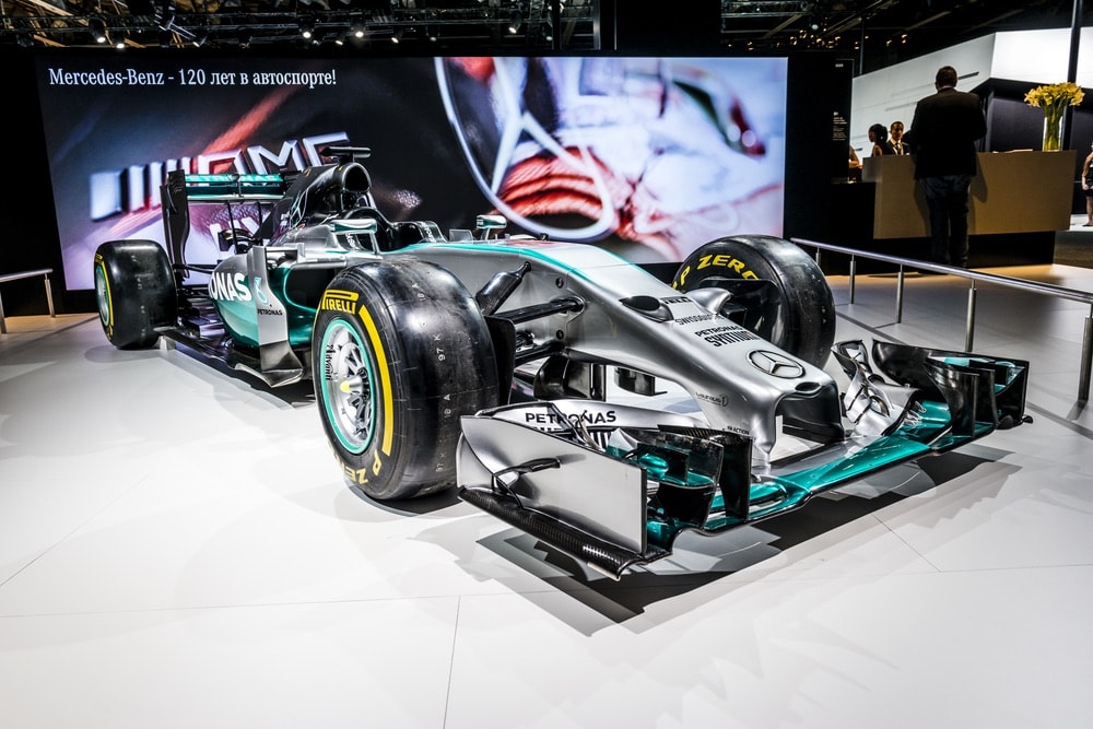 MERCEDES AMG PETRONAS Formula One Team at MIAS 2014 in Moscow, 26 August 2014