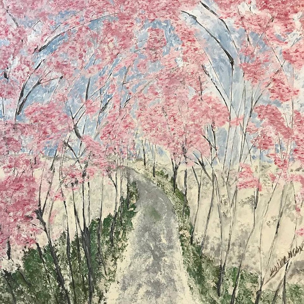 Jessica Hathorn's painting inspired by the Botanical Gardens in Birmingham, Alabama