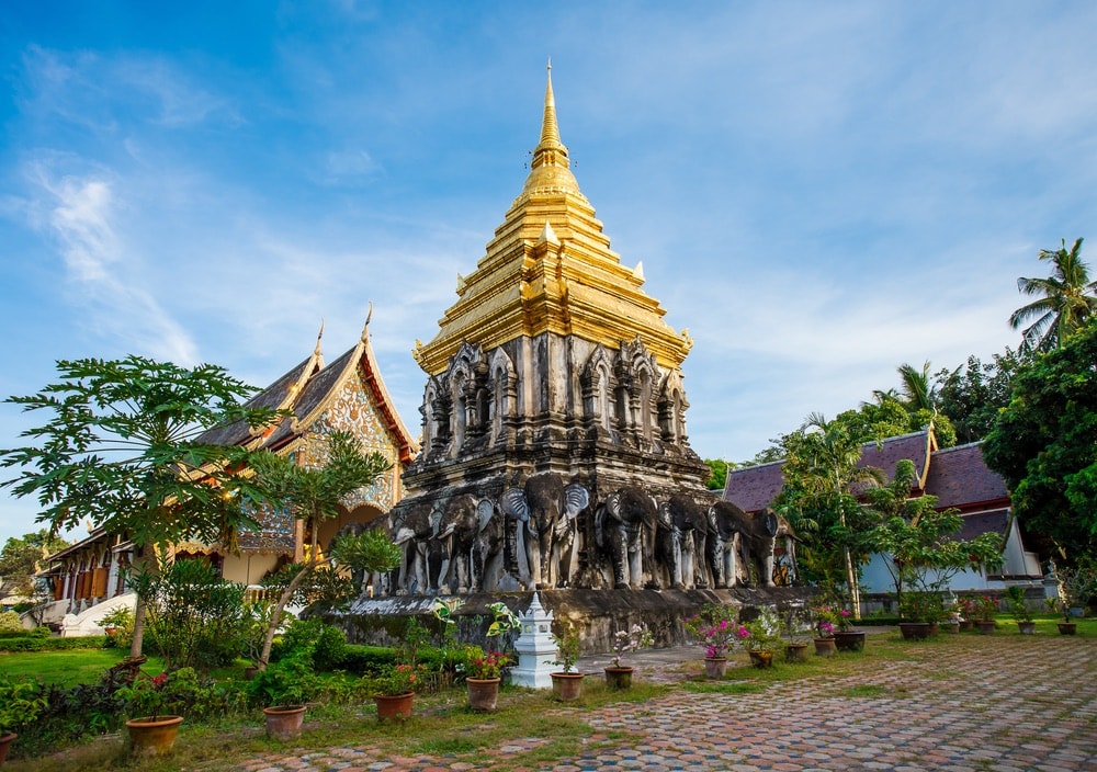 Beautiful temple in Chiang Mai. Thailand.