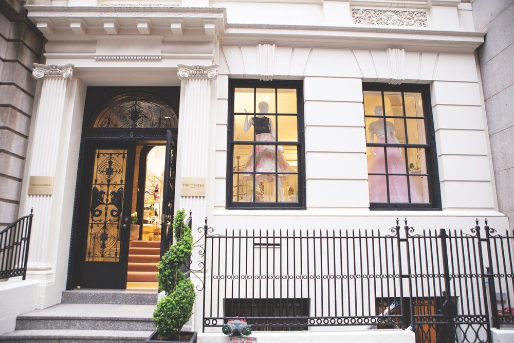 The pristine limestone facade of the building once housed the private residence of Dr. Moses Allen Starr, the Victory Clothing Collection for Overseas Relief, the headquarters of Fabergé, and other distinguished occupants.