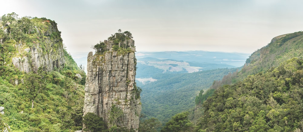Pinnacle Rock is a massive quartzite structure that juts from Driekop Gorge near the town of Graskop.
