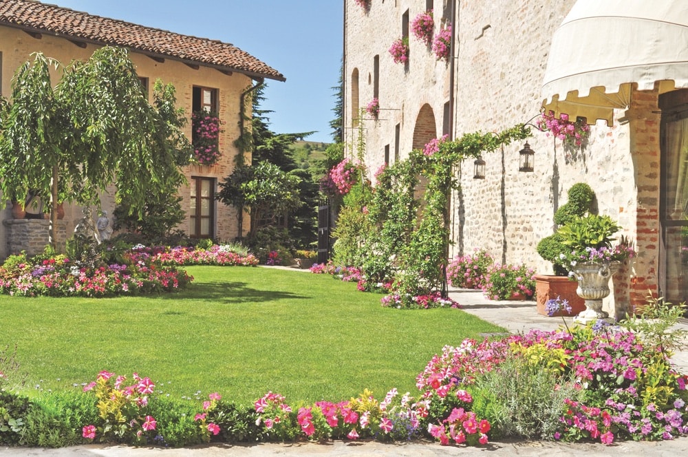 Strolling around the well-maintained grounds of Castello di Sinio is sure to be a delight as Pardini plans her gardening so that there is something in bloom year-round.