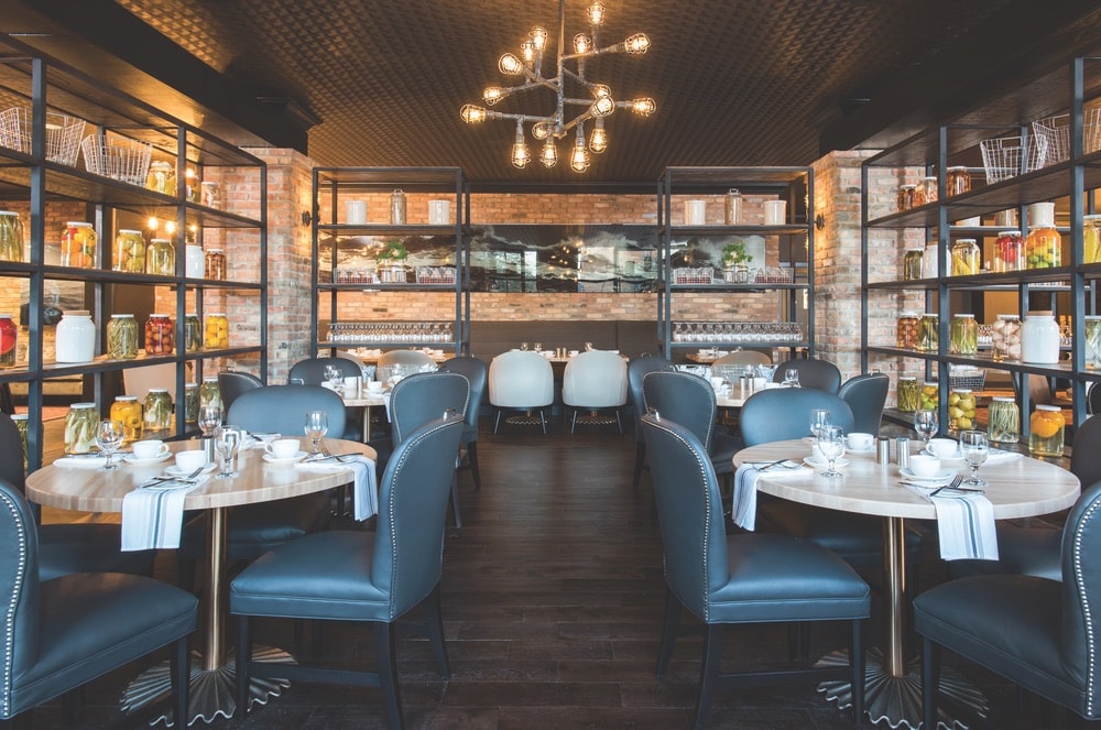 Launch is a trendy restaurant with an upscale and urban vibe.
