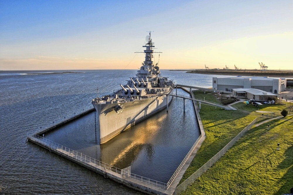 Established as a museum ship in 1965, the USS Alabama (BB-60) has since hosted throngs of curious visitors. The vessel participated in pivotal battles in the Atlantic and Pacific Ocean theaters during WWII. 