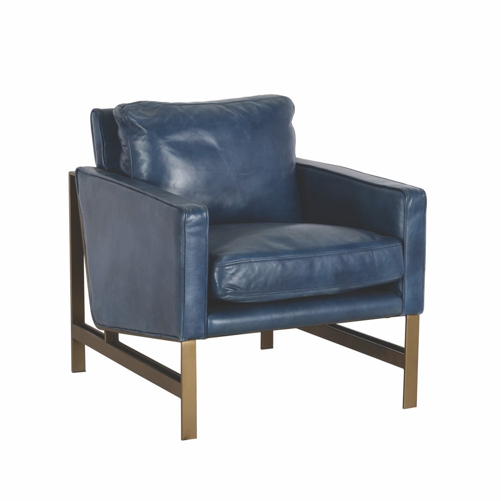 VIE Magazine SEP18 Blue Chair available at Lovelace Interiors