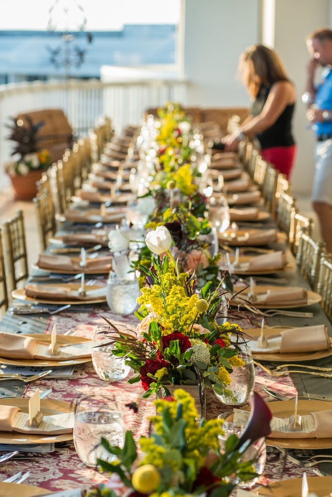 Table decor by Flowers by Milk & Honey – Destin, Florida