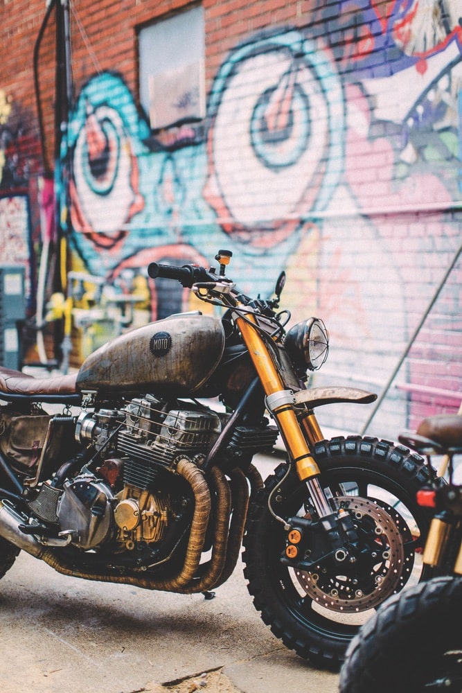 Classified Moto, a custom bike shop in Richmond, Virginia, was on the scene with creations including Daryl Dixon’s famous hog from The Walking Dead.