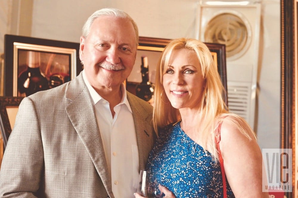 Glenn and Dana Armentor at the Destin Charity Wine Auction Foundation (DCWAF) event