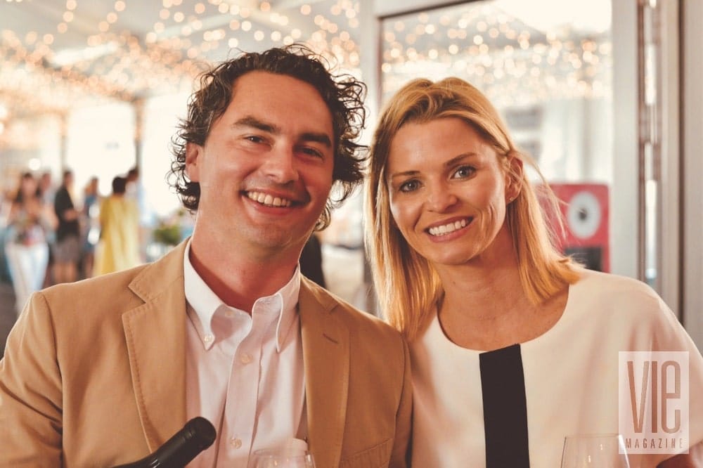 Will Palmer and Morgan Strother-Palmer at the Destin Charity Wine Auction Foundation (DCWAF) event
