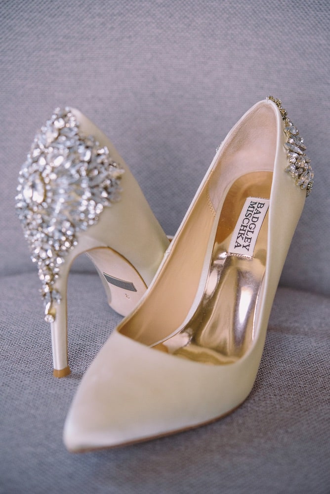 Ellie Romair's wedding shoes
