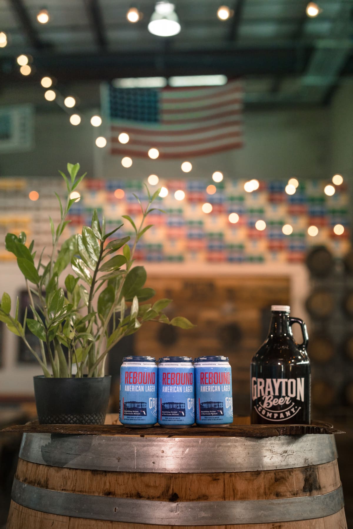 Rebound American Lager by Grayton Beer Company Fundraiser for Hurricane Michael Relief