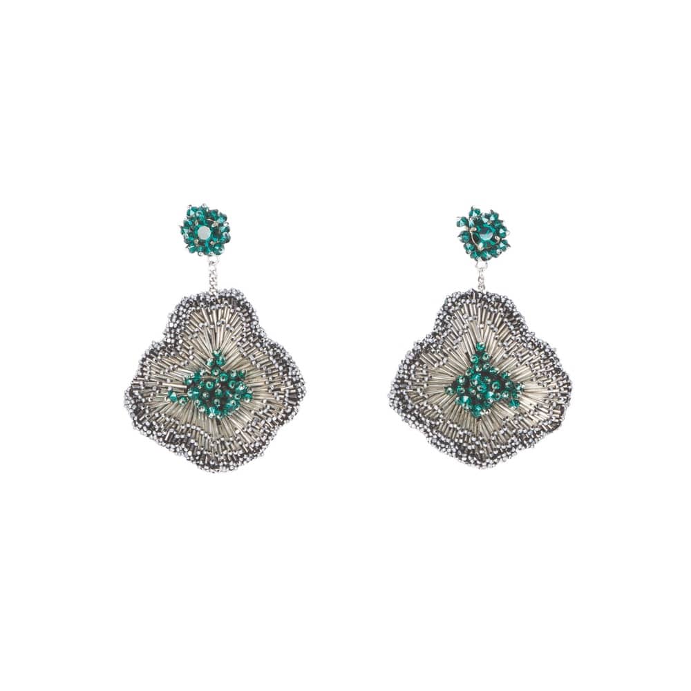 Mignonne Gavigan Emilia Earring in Emerald