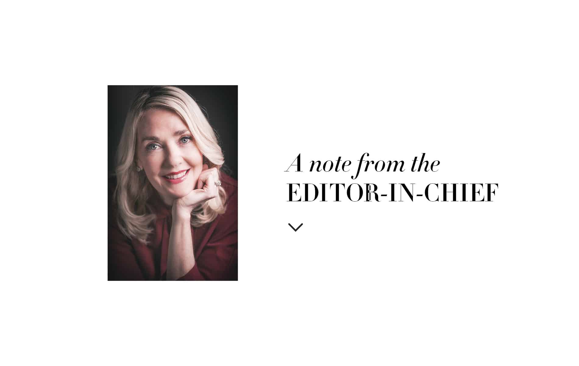 Lisa Burwell editor in chief note VIE Magazine Southern Sophisticate 2019