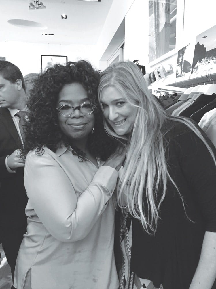 Oprah Winfrey attends Laird Apparel launch at Ron Robinson