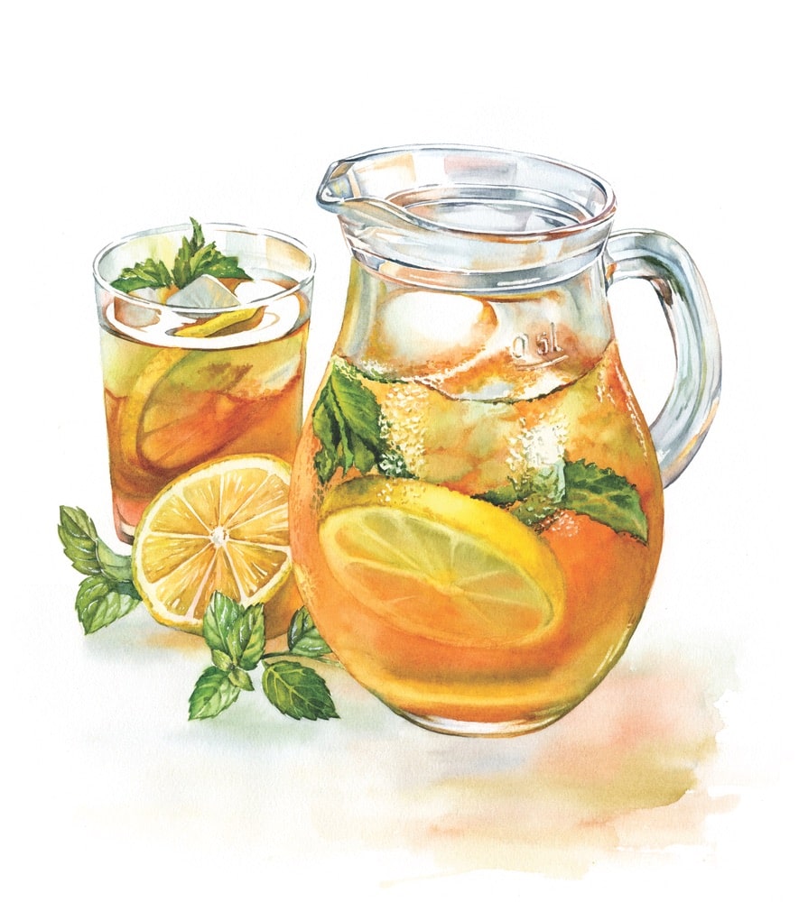 sweet tea illustration