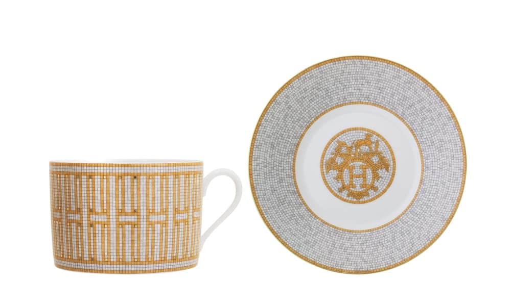 Kneen & Co. Hermès Mosaique au 24 Gold Dinnerware Collection