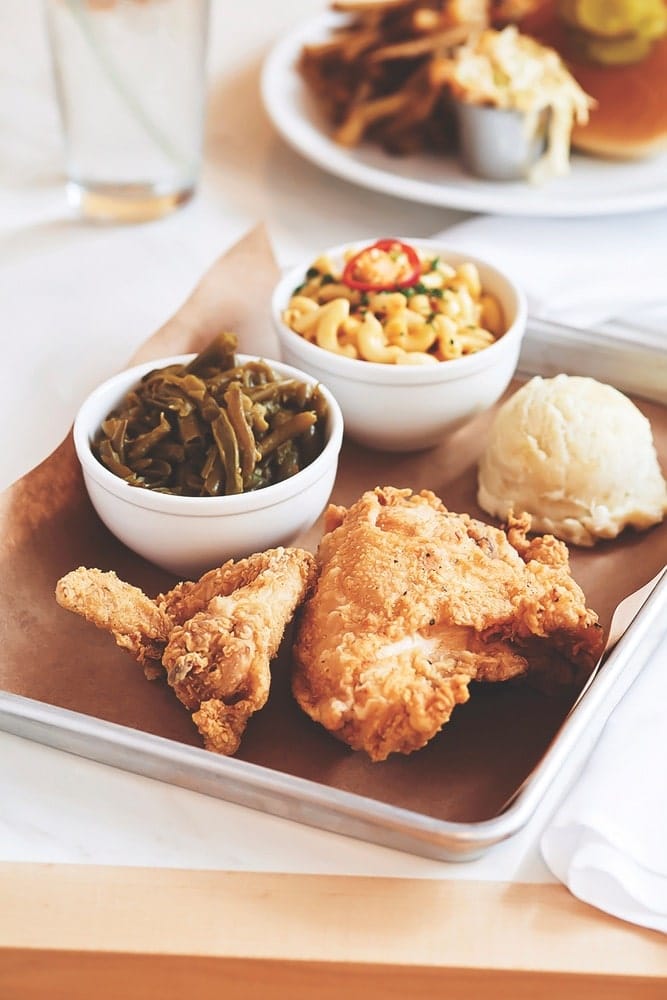 Fried chicken meal at Woolworth on 5th | Photo by Danielle Atkins
