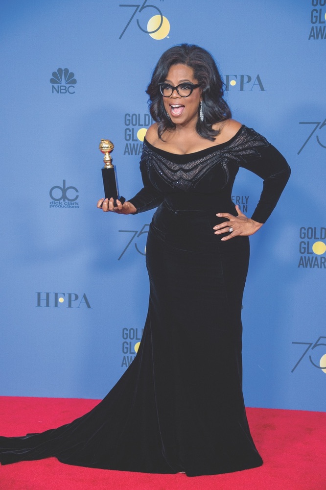 75th Annual Golden Globe Awards, Golden Globe Awards, Beverly Hilton, Beverly Hills, California, Oprah Winfrey, Cecil B. DeMille Award, Hollywood Foreign Press Association