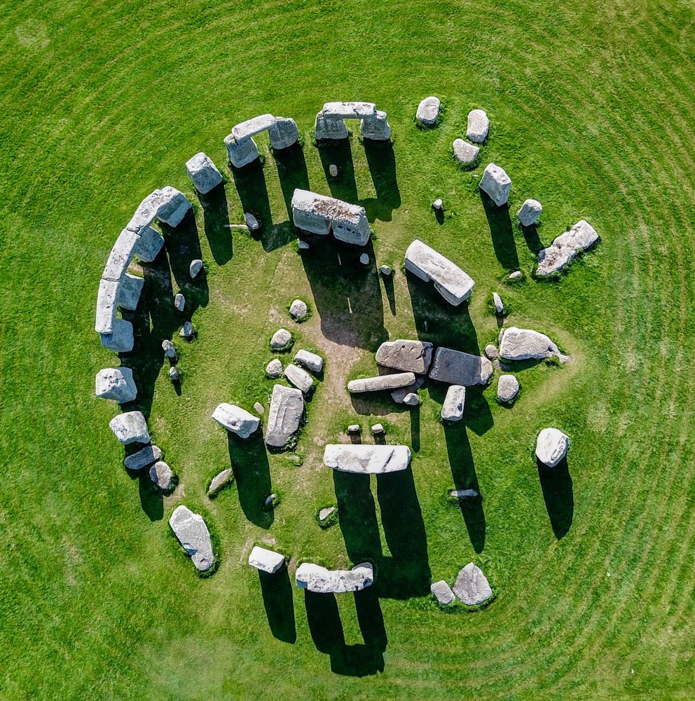 Stonehenge as seen from above. | Photo by Nicholas Grey