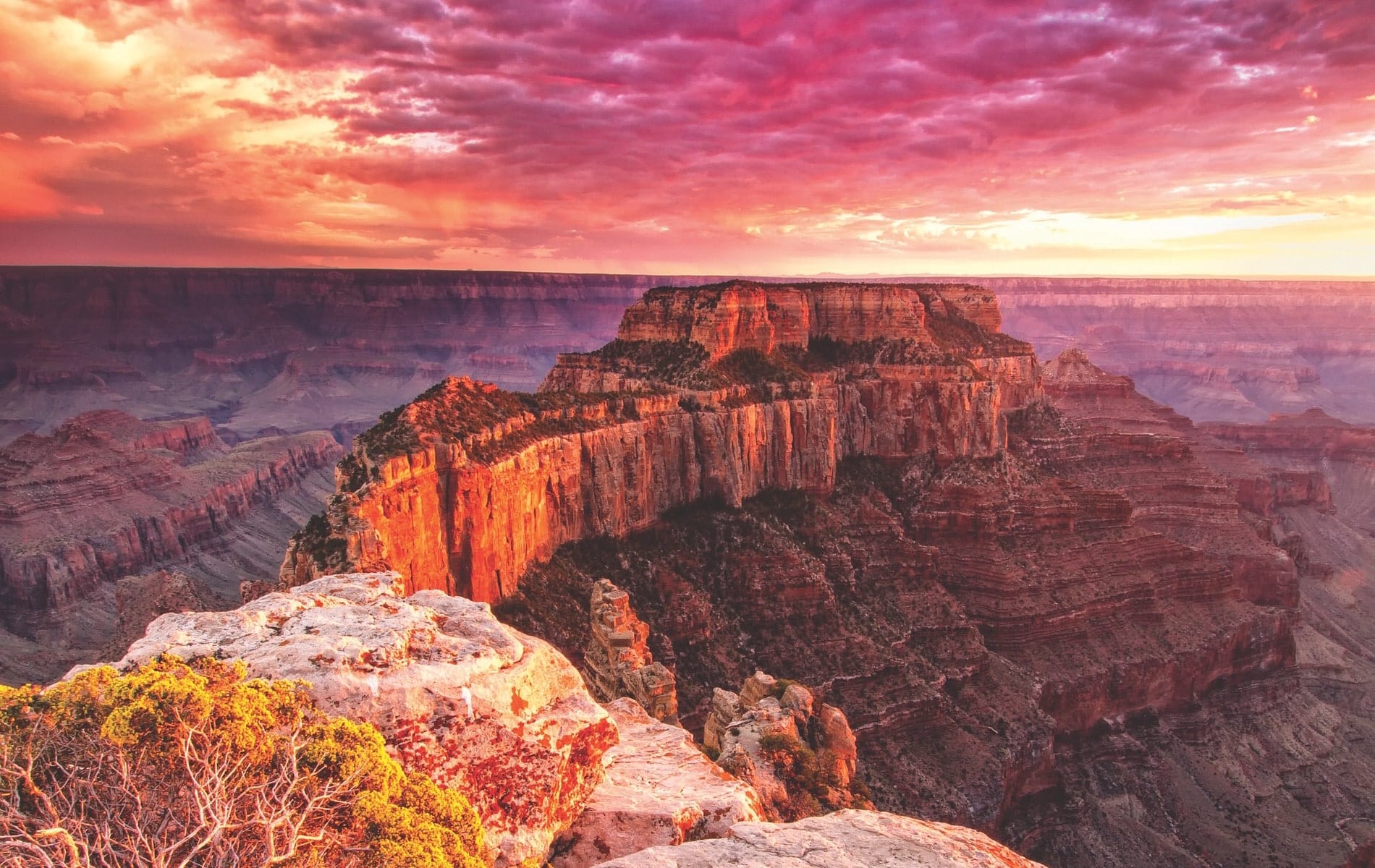 Incredible view from Cape Royal on the Grand Canyon’s North Rim