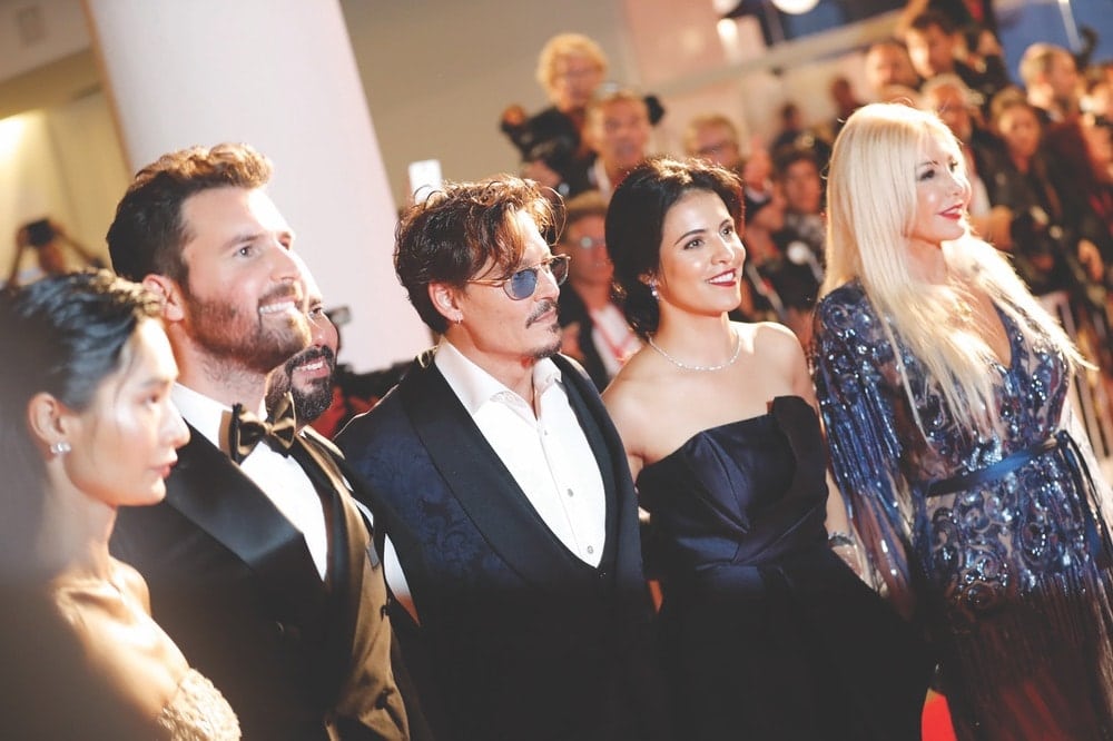 Venice Film Festival 2019, Johnny Depp, Olga Segura