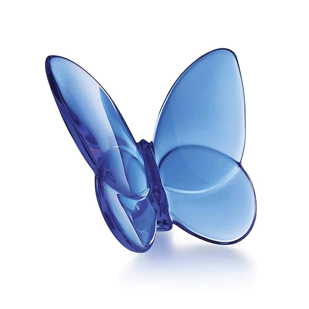 Baccarat Papillon Lucky Butterfly in Blue