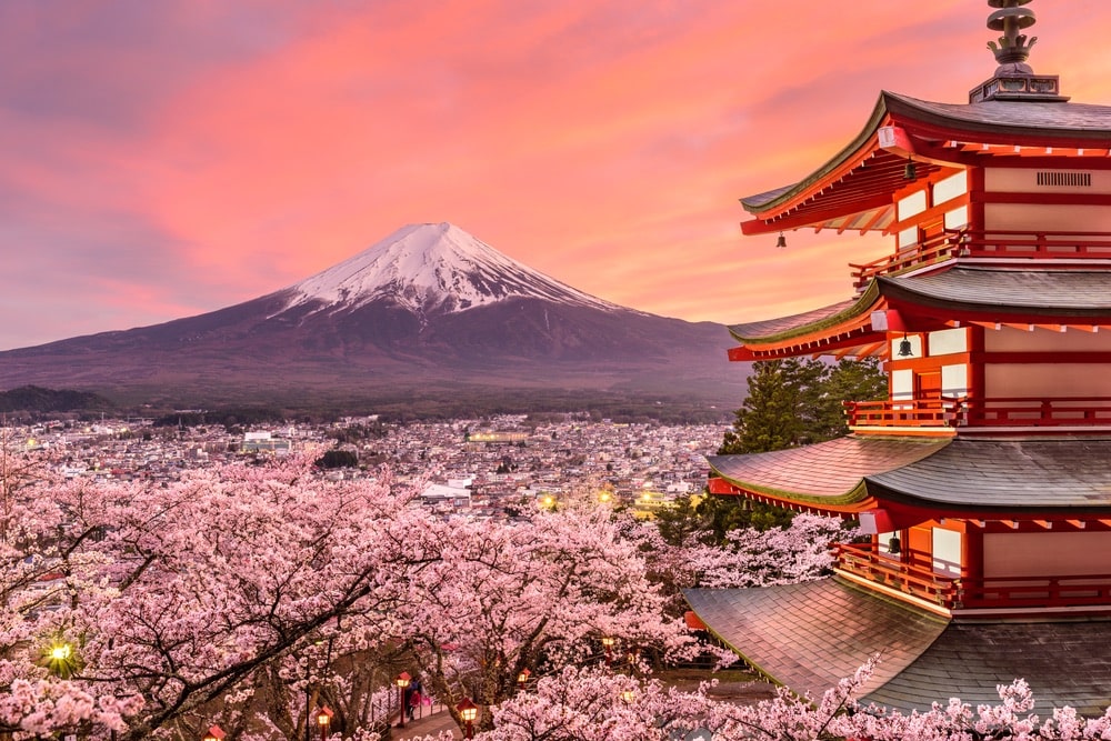 VIE Goes Pink, Pink Destinations Around the World, Breast Cancer Awareness Month, Cherry Blossoms Japan
