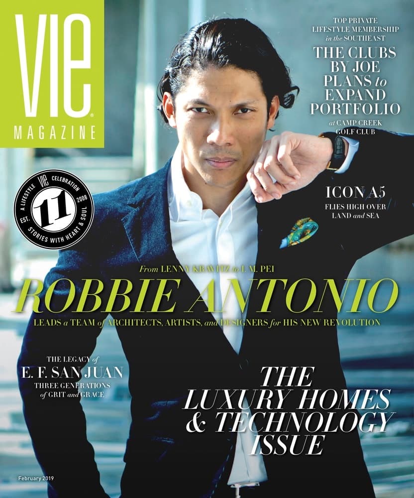 VIE Magazine February 2019 Luxury Homes & Technology Issue, Robbie Antonio, Revolution Precrafted
