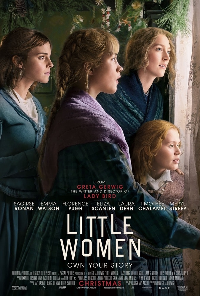 Little Women, Colombia Pictures, Saoirse Ronan, Emma Watson, Florence Pugh, Eliza Scanlen, Laura Dern, Timothée Chalamet, Meryl Streep, 92nd Oscars, The Oscars