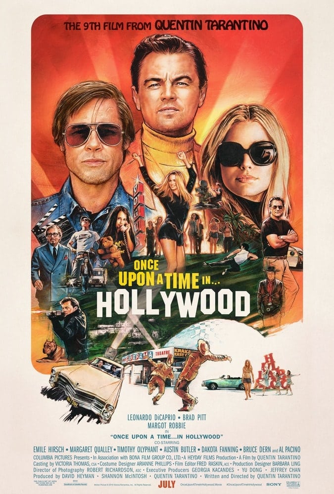 Once Upon a Time in Hollywood, Colombia Pictures, Quentin Tarantino, Leonardo DiCaprio, Brad Pitt, Margot Robbie, 92nd Oscars, The Oscars