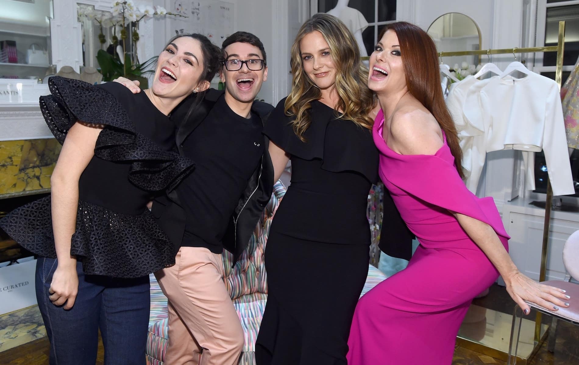 Christian Siriano, The Curated NYC, New York, New York City, Fashion, celebrities, VIE Magazine, Alicia Silverstone, Getty Images, Isabelle Fuhrman, Debra Messing