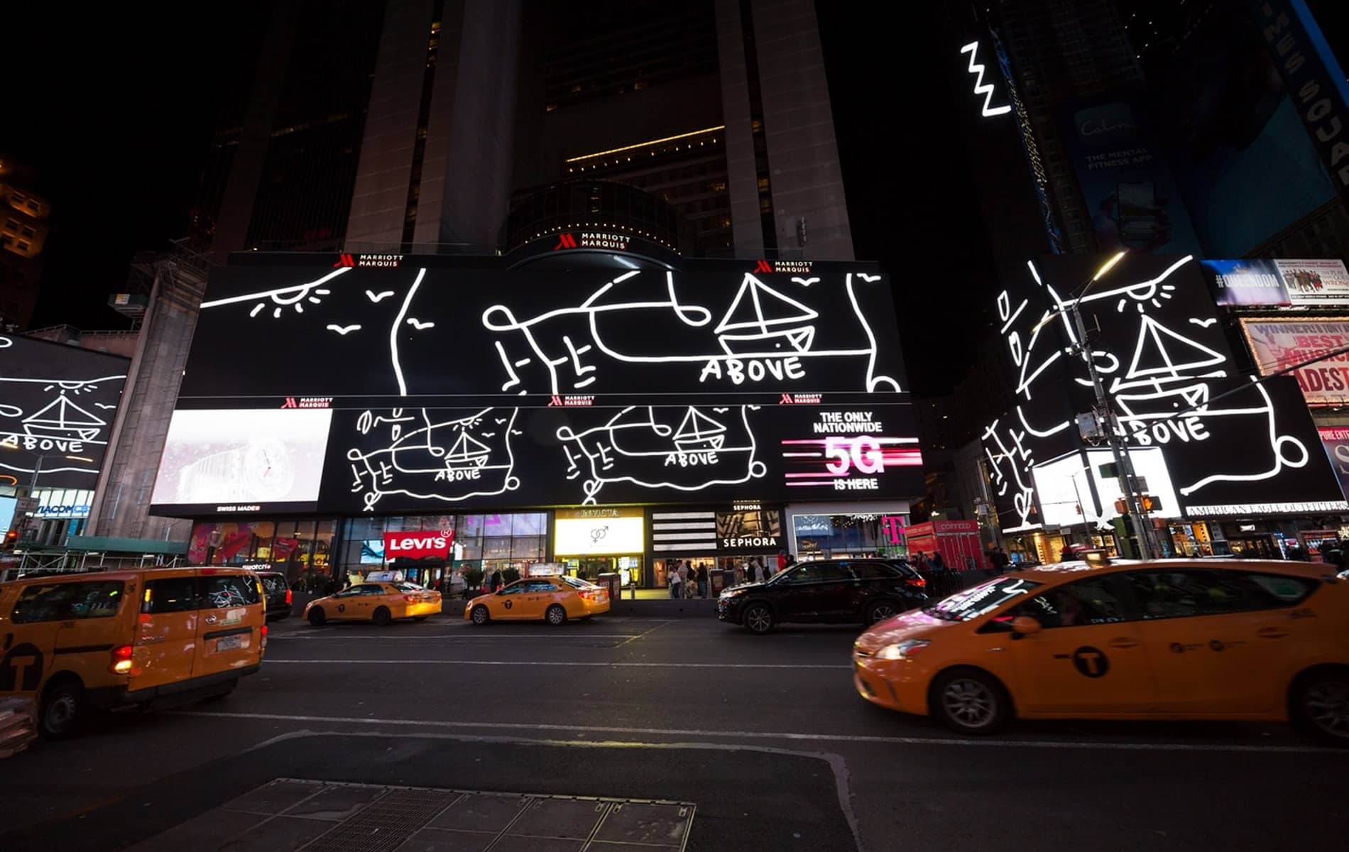 Artist Shantell Martin Has a Question for the World in Times Square