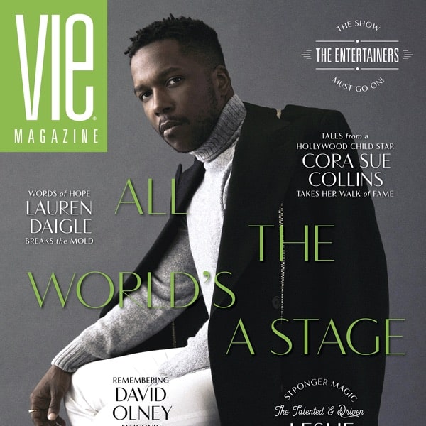 VIE Magazine May 2020 Entertainment Issue, Leslie Odom Jr