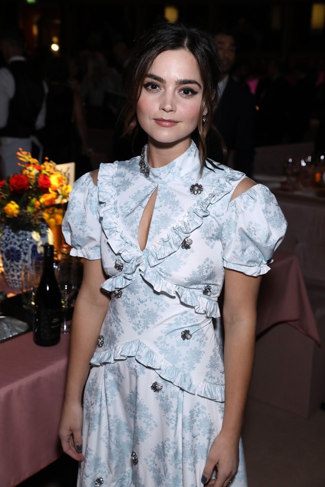 Jenna Coleman attends The Fashion Awards 2016 on December 5, 2016 in London, United Kingdom.