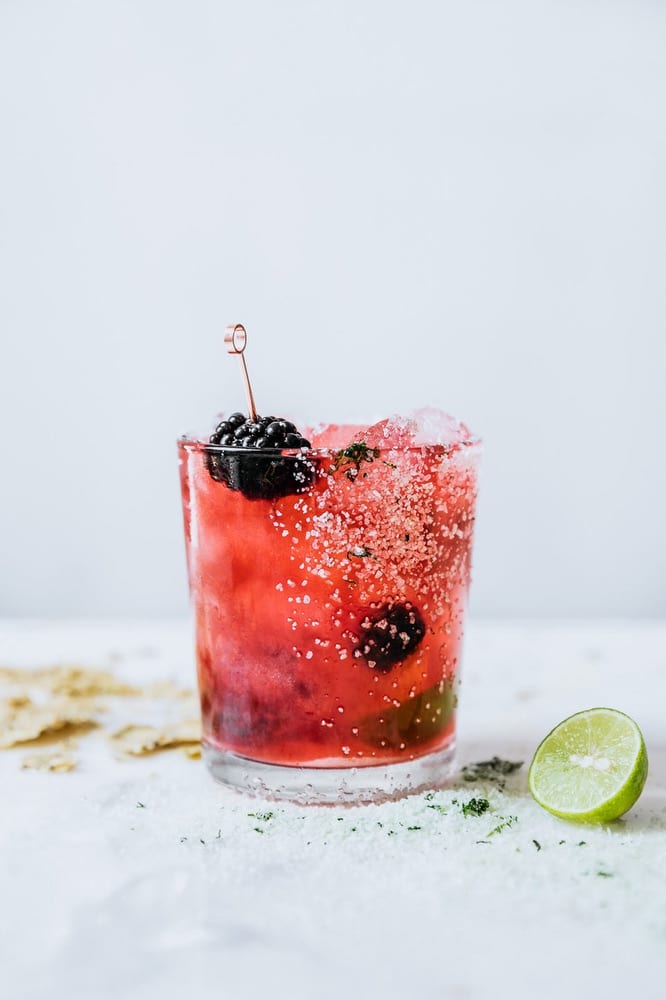 Código 1530 Blackberry Basil Margarita Cocktail Recipe for National Tequila Day 2020